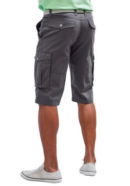 John Devin Cargoshorts kurze Hose mit Seitentaschen, Shorts aus elastischer Baumwollmischung