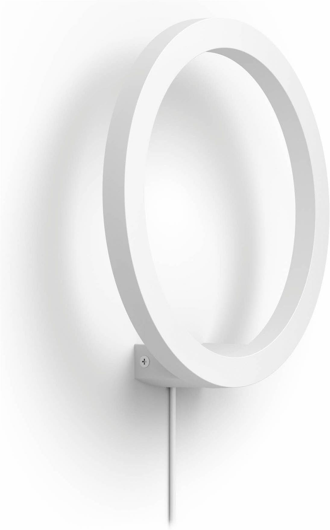 Philips Hue LED Wandleuchte White & Color Ambiance Sana, schwarz, Abschaltautomatik, Bluetooth, CCT - über Fernbedienung, Dimmfunktion, Einschlafhilfe, Farbsteuerung, Farbwechsel, Memory, nach Trennung vom Netz, Nachtlichtfunktion, RGB, Smart Home, Timerfunktion, Weckerfunktion, dimmbar über Fernbedienung, mehrere Helligkeitsstufen, LED fest integriert, Farbwechsler, RGB, warmweiß - kaltweiß, Steuerbar per App und Stimme, Smart Home fähig, Farbfähig und Weißtöne