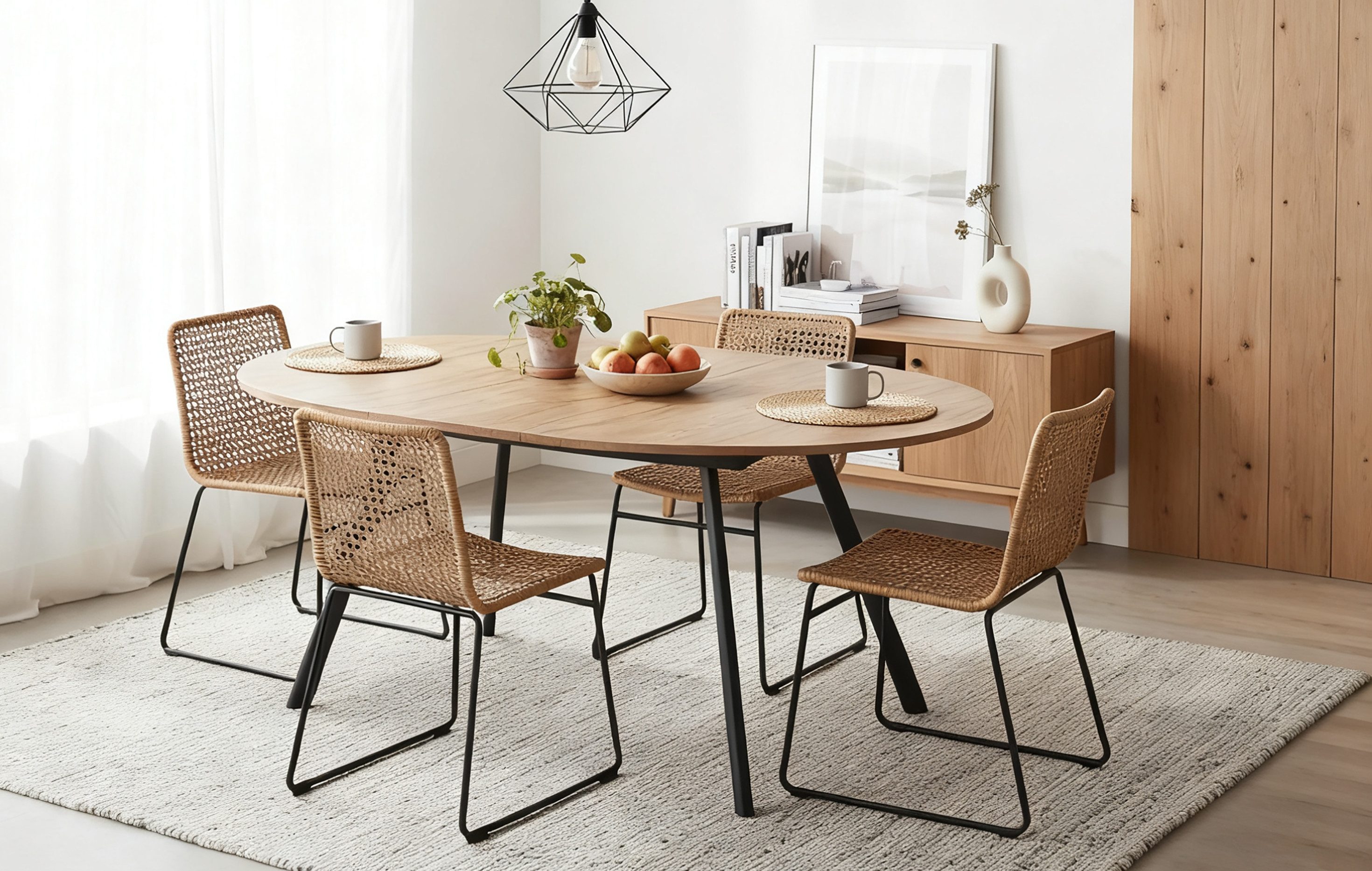 B&D home Esstisch TILL, Rund, ausziehbar, günstig online kaufen