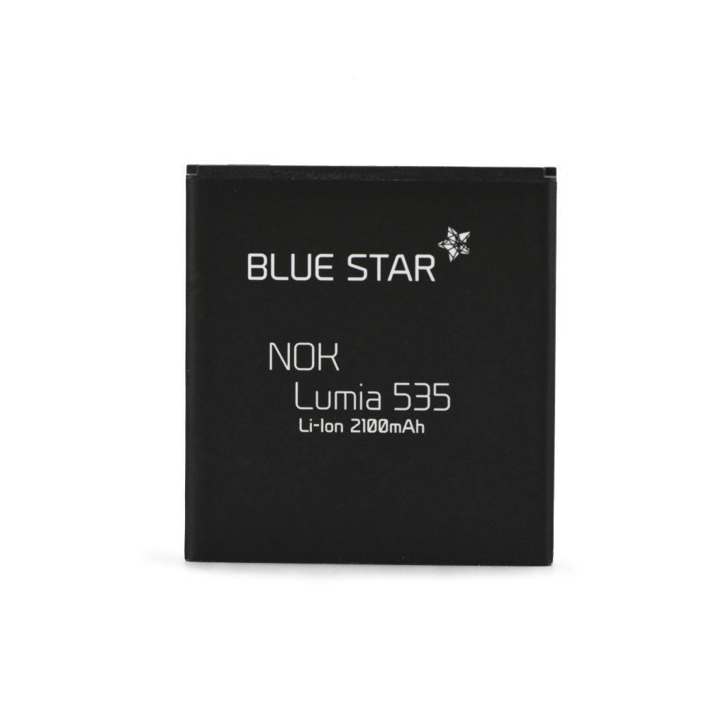 BlueStar Bluestar Akku Ersatz mAh Lumia Austausch BL-L4A RM-1090 2100 Batterie 535 / Nokia Dual Smartphone-Akku mit SIM 535 kompatibel