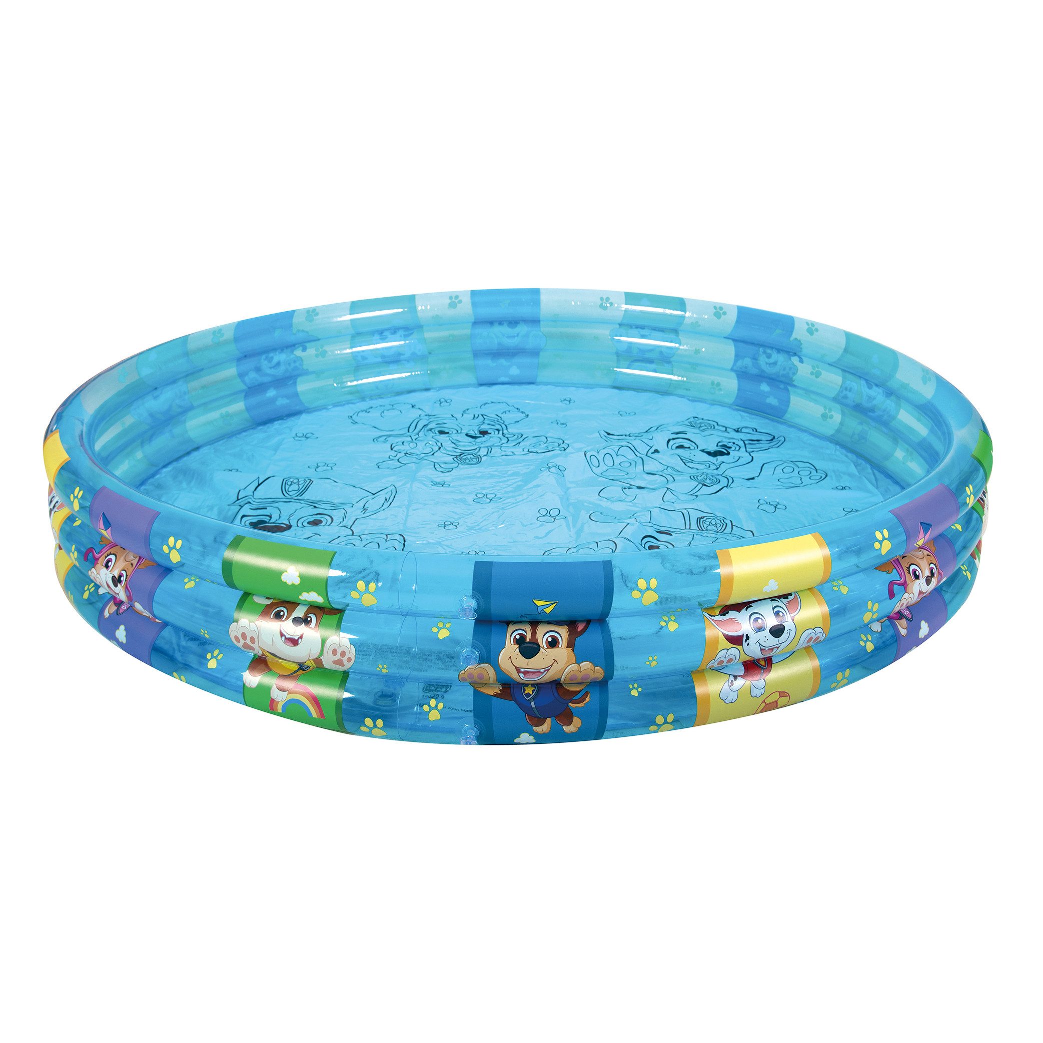 Happy People Planschbecken Paw Patrol 3 Ring 150 x 25 cm, Aufblasbar, Paw Patrol Motiv