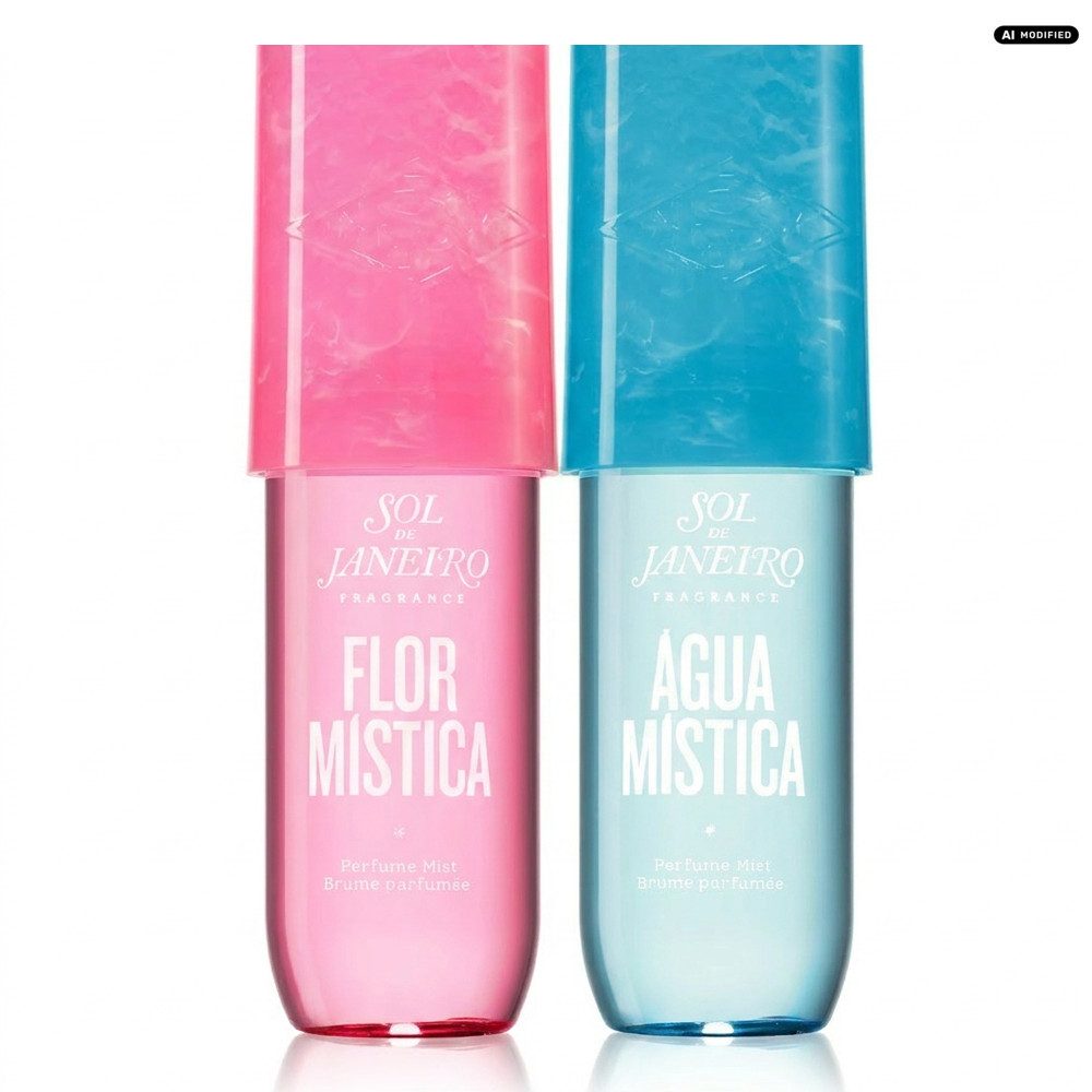 Sol de Janeiro Gesichts- und Körperspray Sol de Janeiro Flor Mística und Água Mística Mist Duo, Limitierte Duftnebel Kombination mit floralen und aquatischen Noten