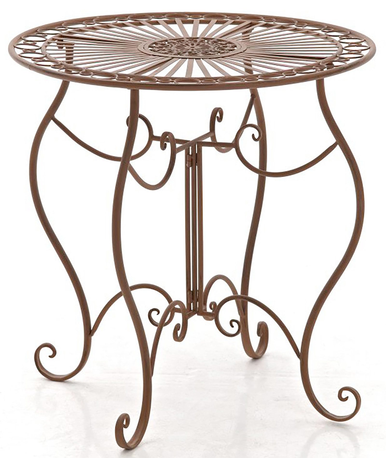 CLP Garten-Essgruppe Indra, pflegeleichte Eisen-Sitzmöbel, Jugendstil