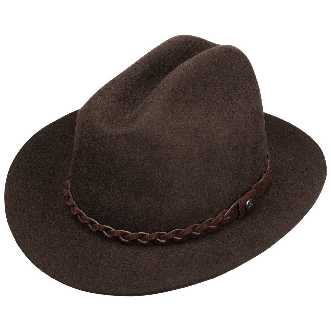 Lierys Cowboyhut (1-St) Wollhut mit Lederband, Made in Italy