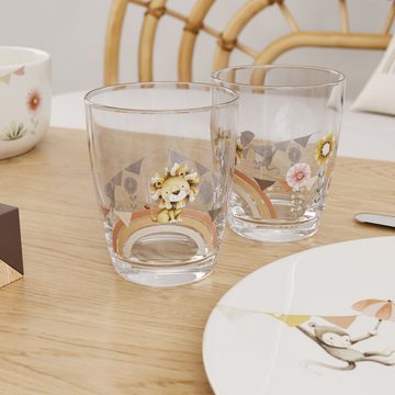 Villeroy & Boch Tumbler-Glas Roar like a Lion Kinderglas, Set 2tlg., Glas