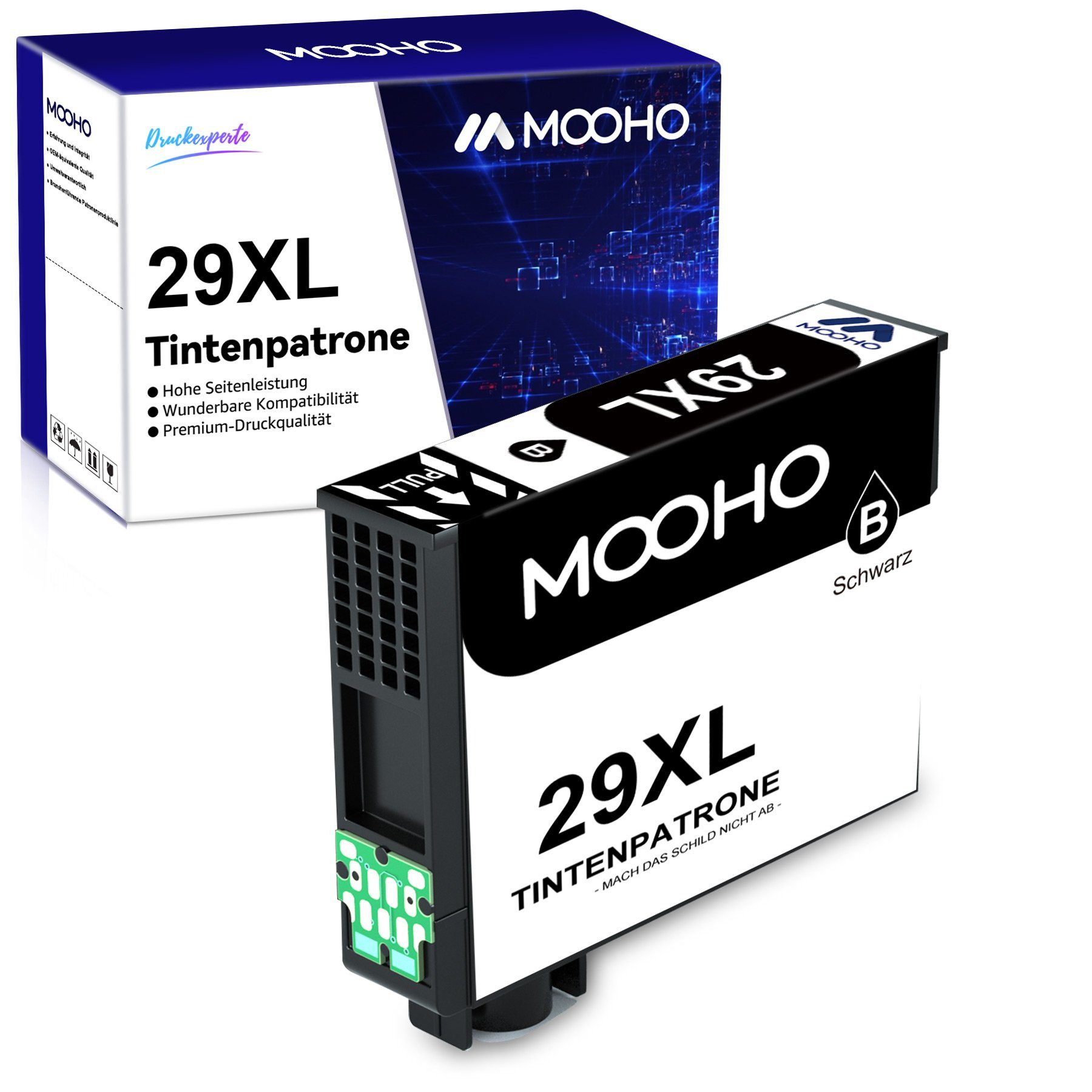 (0-tlg) 332 MOOHO für Tintenpatrone Epson29 XP-455 29XL druckerpatronen 442