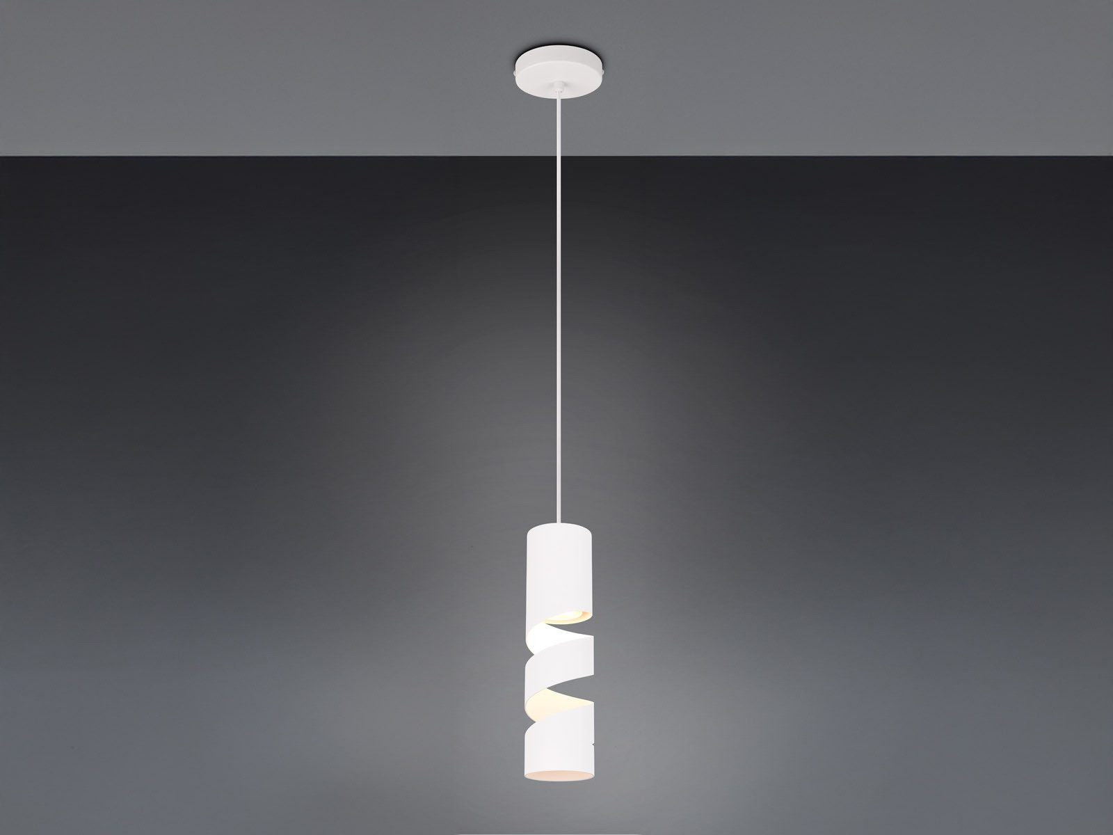 TRIO Leuchten LED Pendelleuchte, Dimmfunktion, LED wechselbar, warmweiß, Klein hängend über Esstisch, Couchtisch & Bett