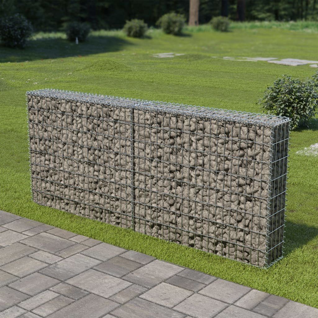 46+ Gabionenwand 200 Cm Hoch, Gabionenwand mit einer länge von 12m,