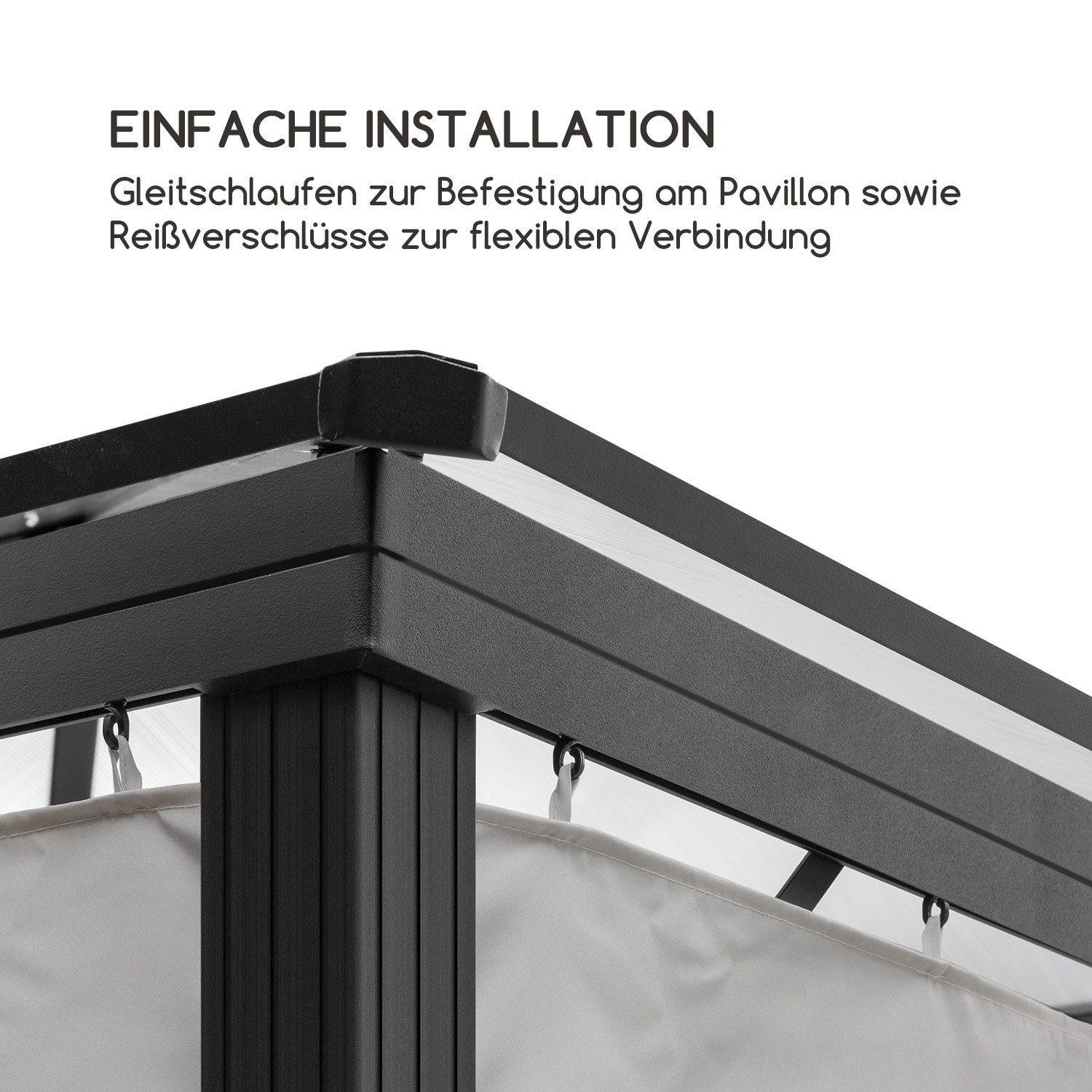 blumfeldt Pavillon Pantheon_Solid_Sky_Ambient_Solar_Sidewalls, Pergola Terrassenüberdachung Grillpavillon Gartenpavillon Sonnenschutz