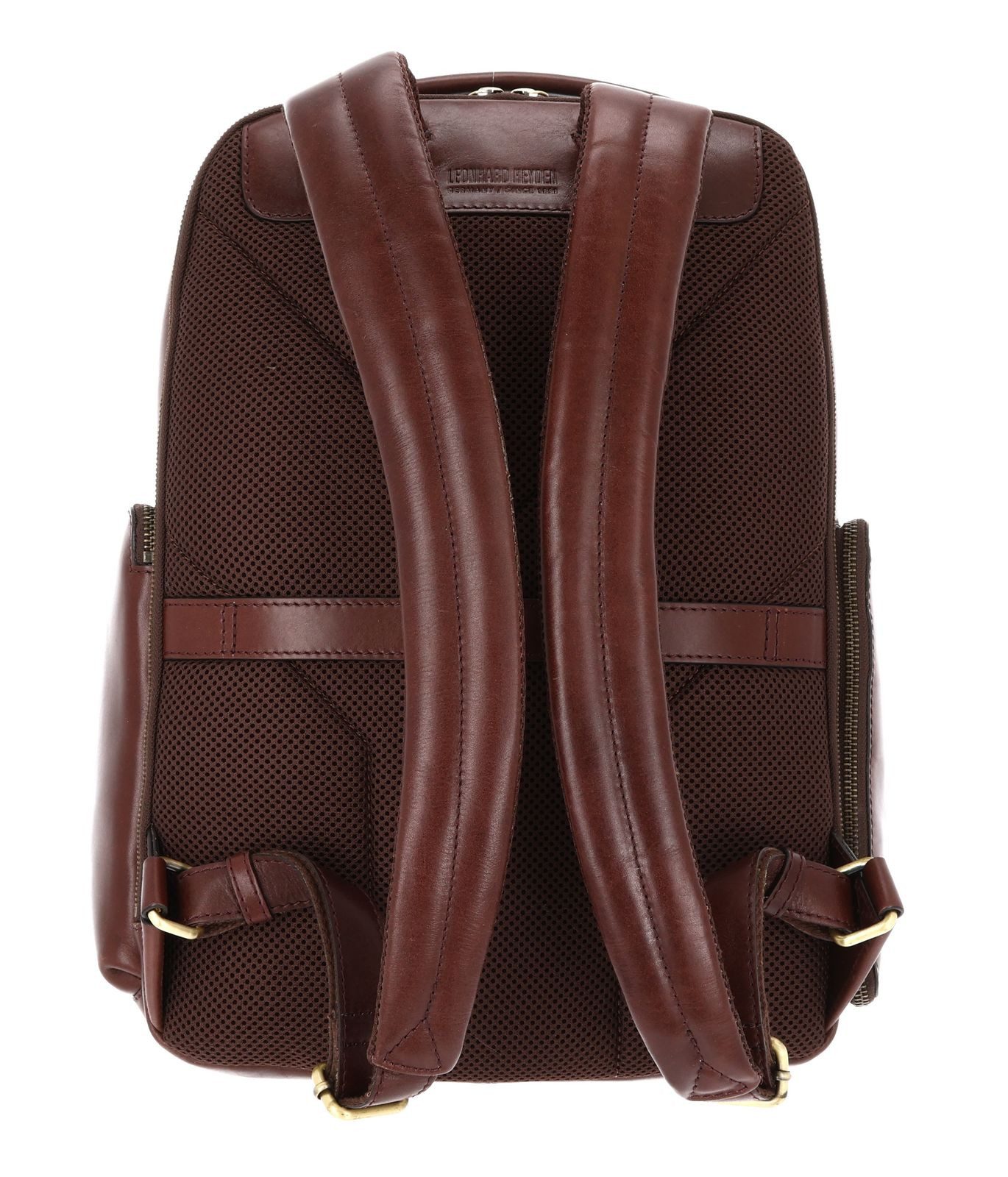 Leonhard Heyden Rucksack Business Rucksack 5275 (Set, 2-tlg), aus echtem Rindsleder