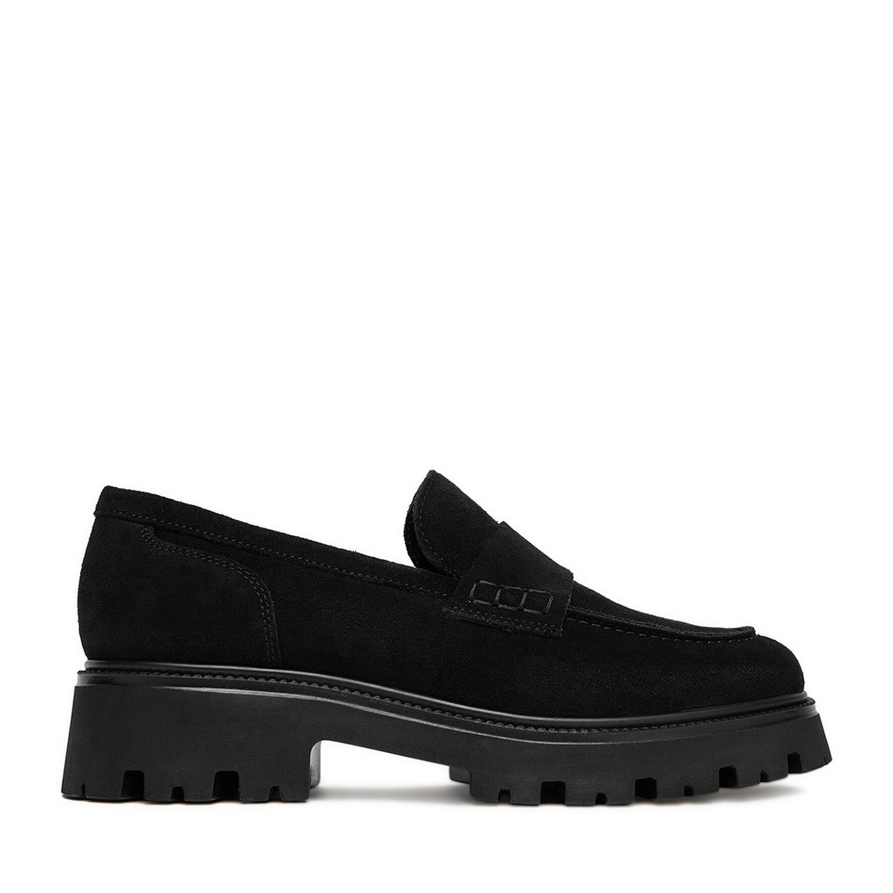 Badura Damen Loafer AVAH-25050LM Schwarz Schlupfboots