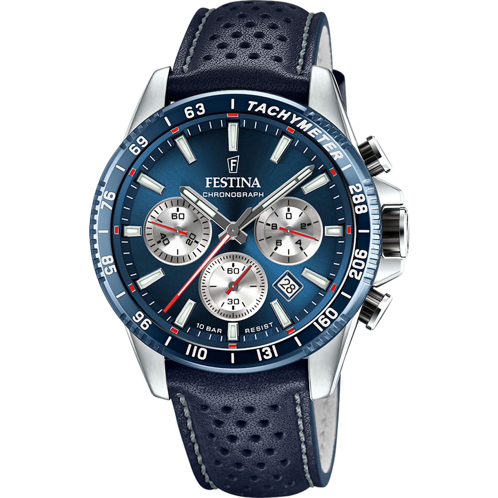 Festina Chronograph Herren F20561/2 – Stilvolle Quarzuhr mit dunkelblauem Z günstig online kaufen