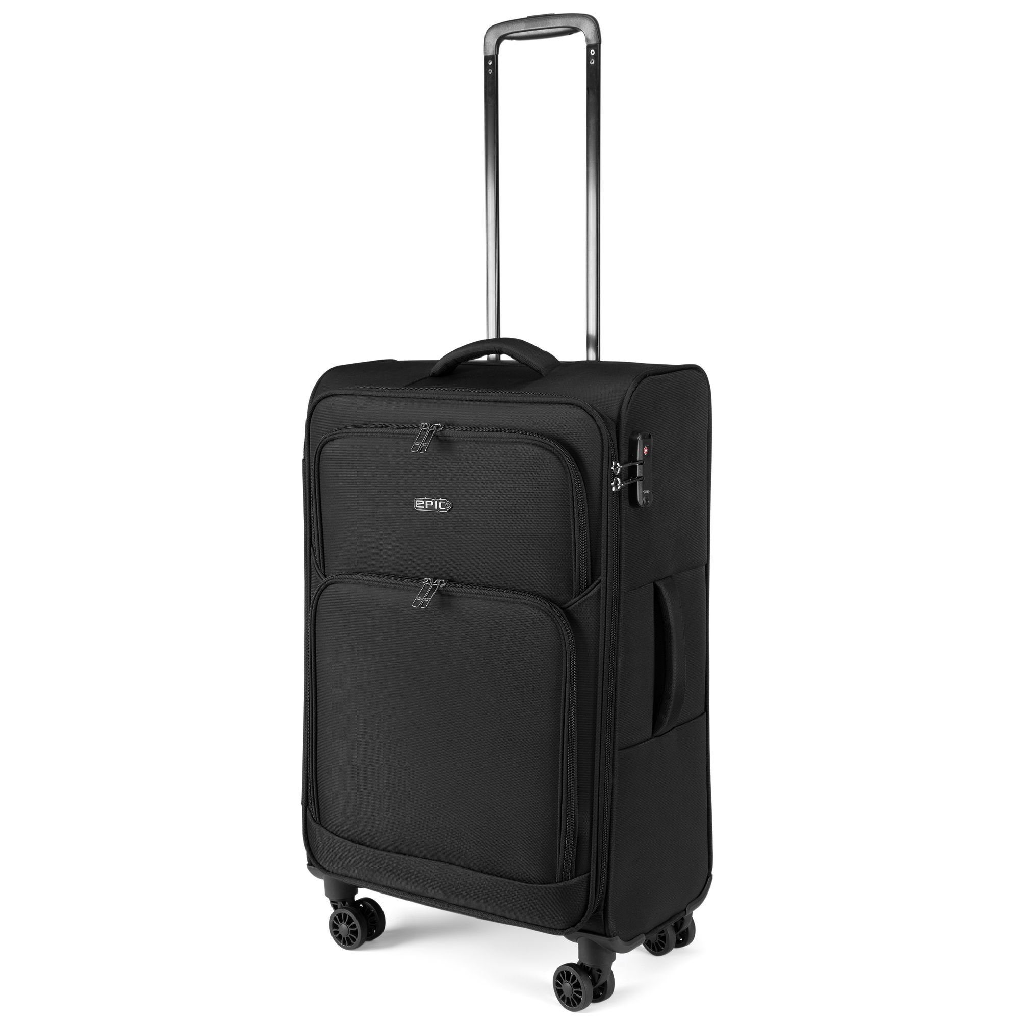 Weichgepäck-Trolley EPIC Dynamo, Polyester black Rollen, 4