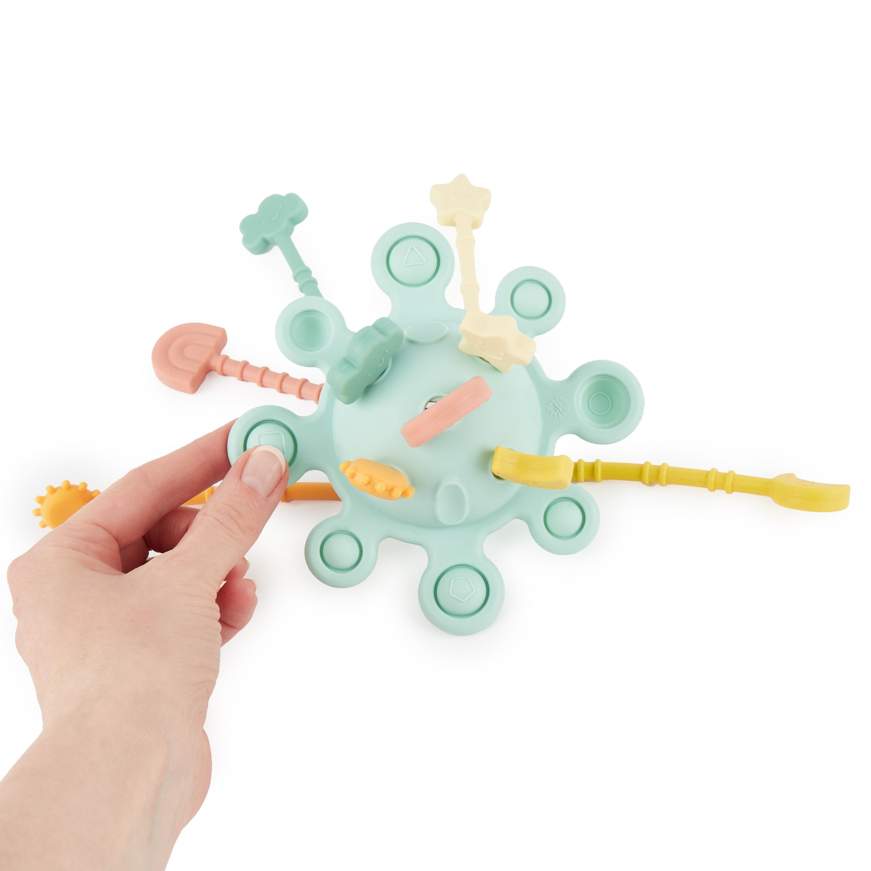 BIECO Stapelspielzeug Bieco Silikon Activity Planet Montessori Baby – Bild 4 von 5