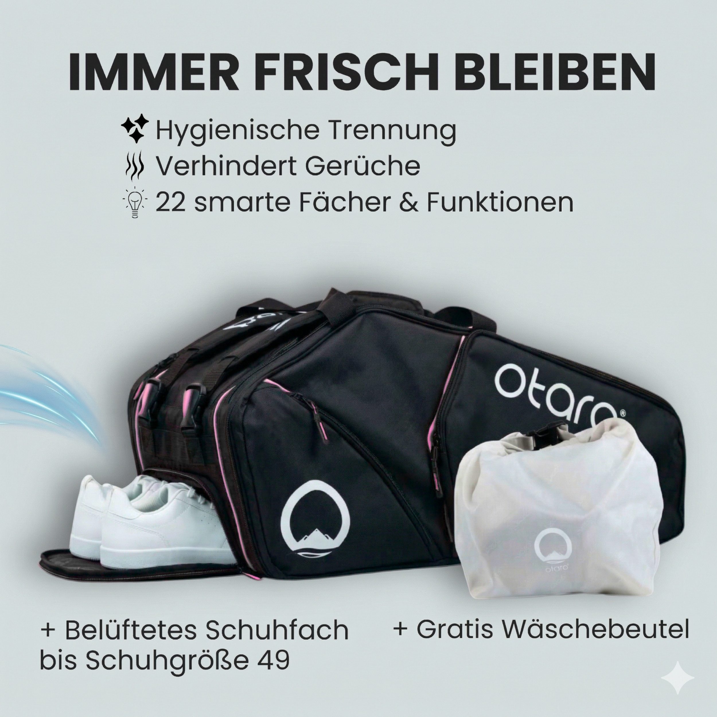 Otaro Tennistasche Tennistasche Racquet Bag, 82 Liter
