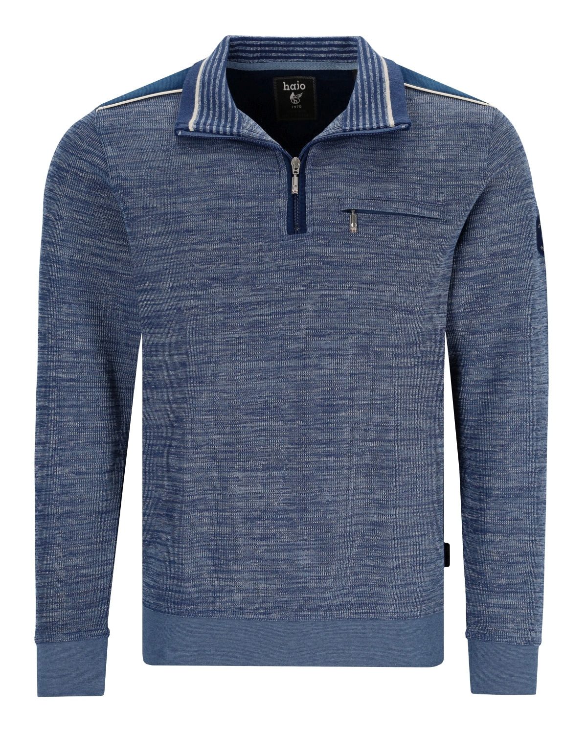 Hajo Sweatshirt Sweatshirt in Allovermelange - stay fresh-Qualität günstig online kaufen