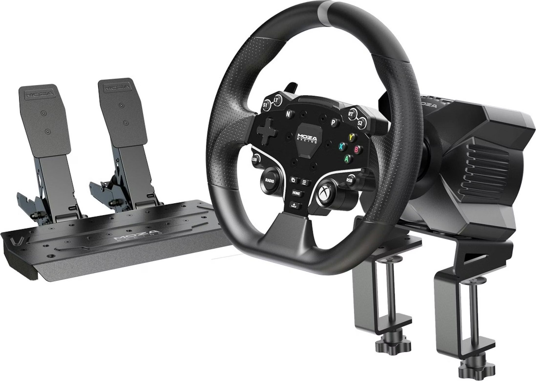 Moza R3 Set Lenkrad + Pedale Gaming-Lenkrad