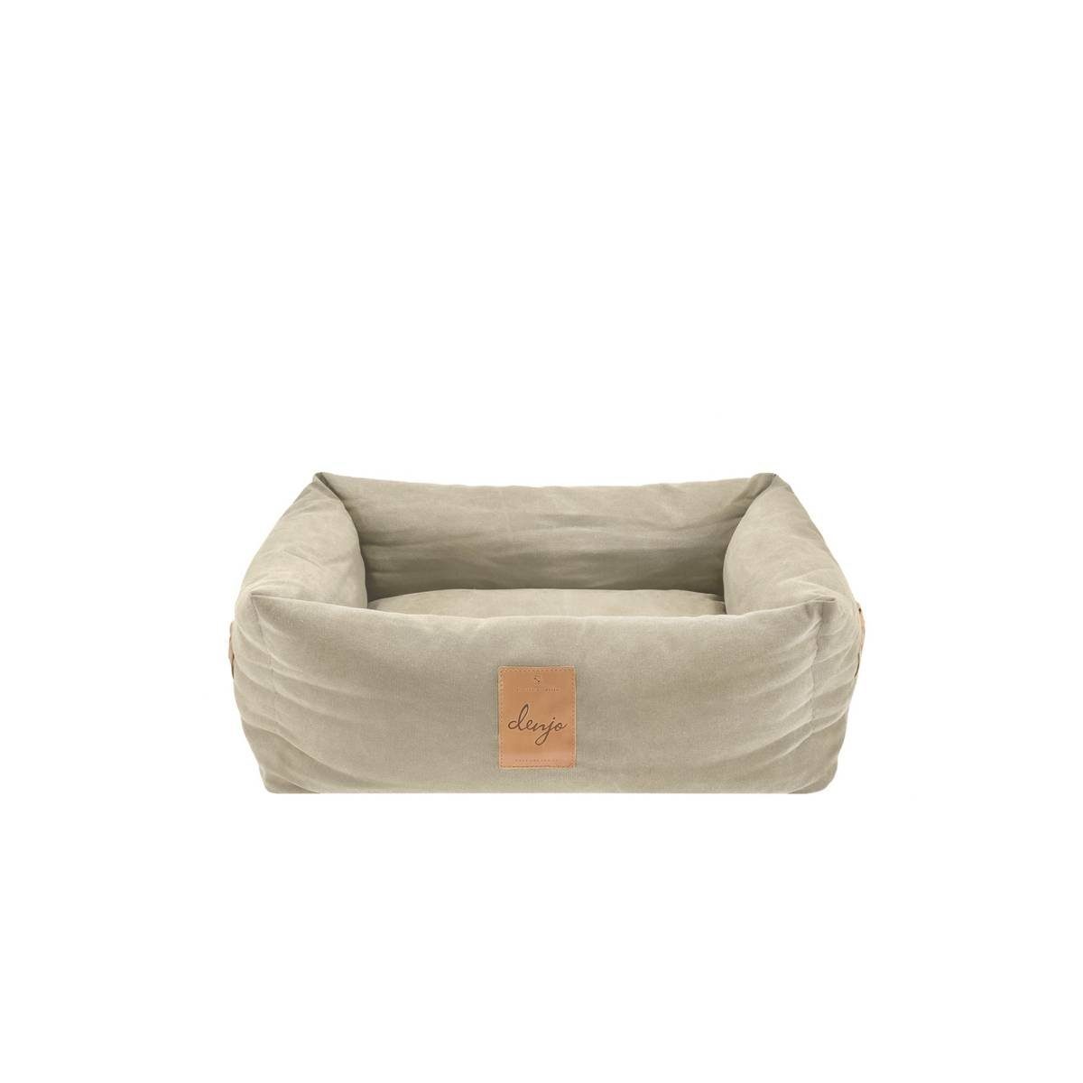Denjo Dogs Tierbett "Classic Nest" Hundebett im Landhausstil aus Canvas, Baumwolle, Hundebett, Körbchen, maschinenwaschbar, Katzenbett