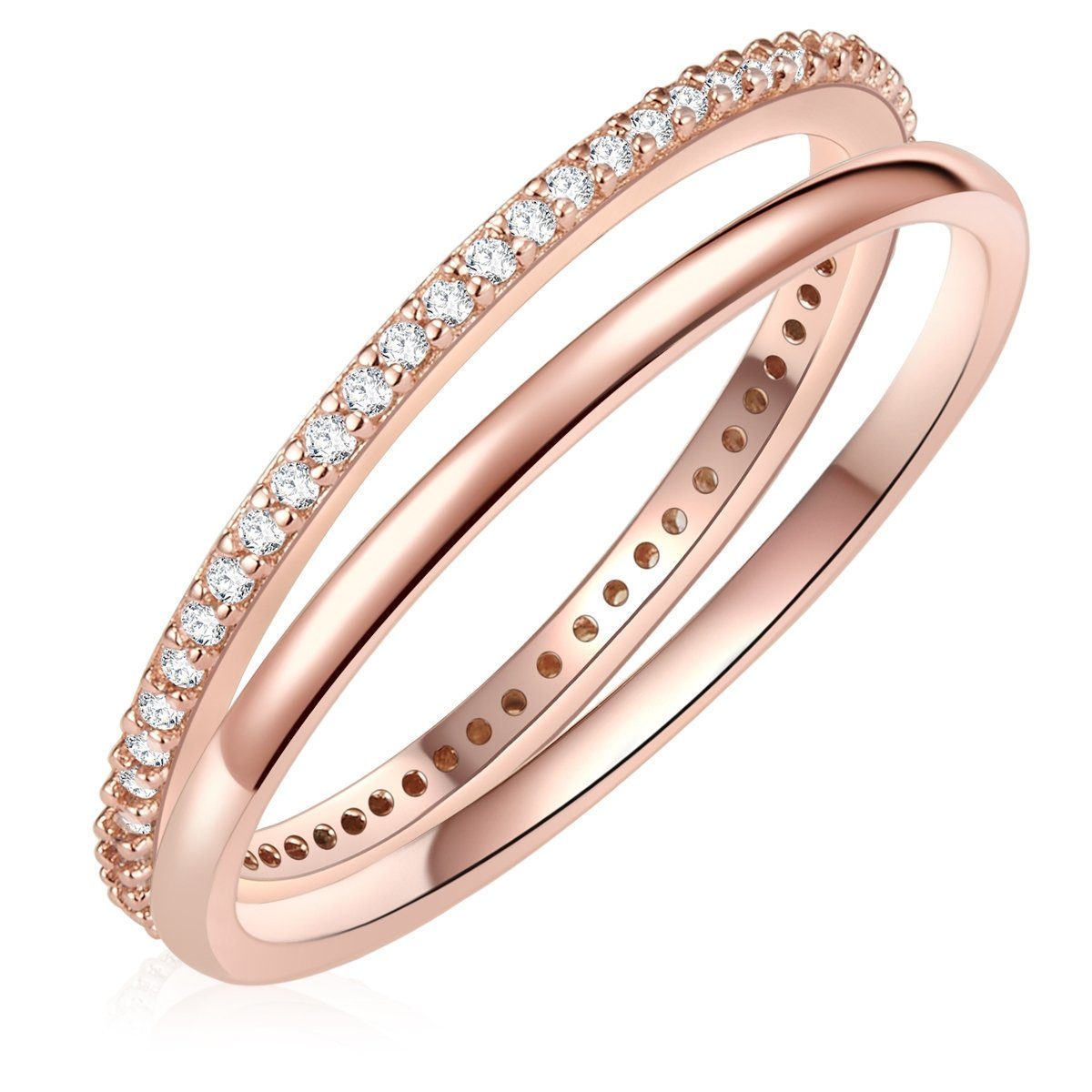 Lulu & Jane Fingerring roségold, Messing günstig online kaufen