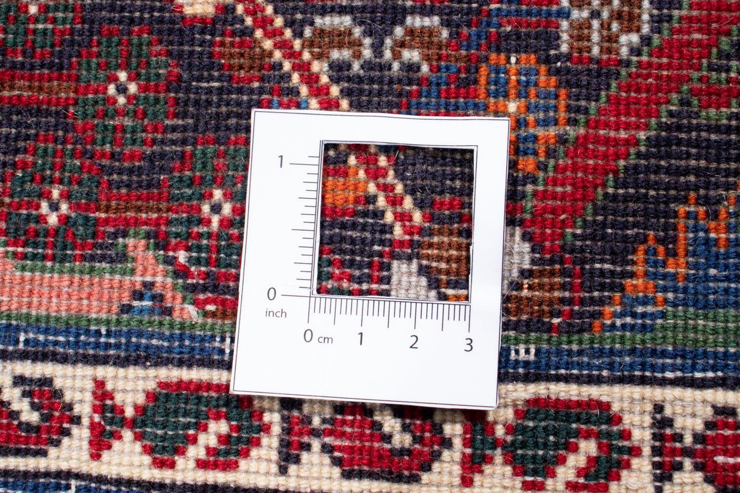 Orientteppich Perser - 310 Einzelstück Höhe: mehrfarbig, Wohnzimmer, 10 Zertifikat 118 - Handgeknüpft, mit - cm rechteckig, Nomadic morgenland, mm, x