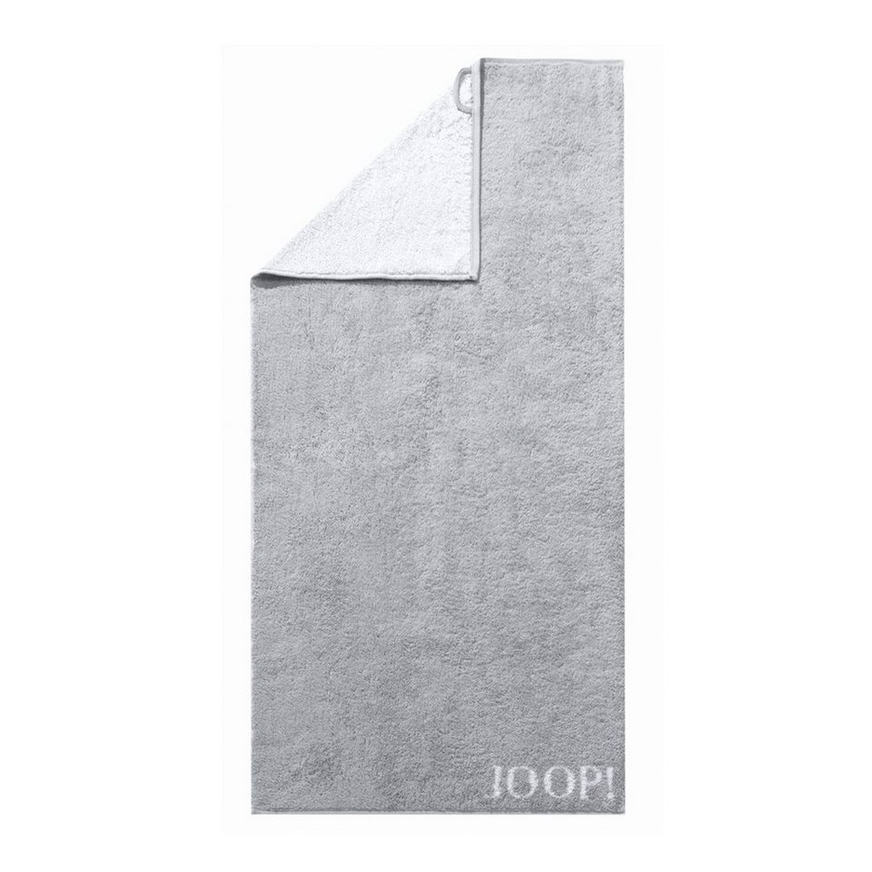 Joop! Handtücher Joop Handtuch Serie CLASSIC DOUBLEFACE, silver, Frottee,  Größe Waschlappen: 30 x 30 cm