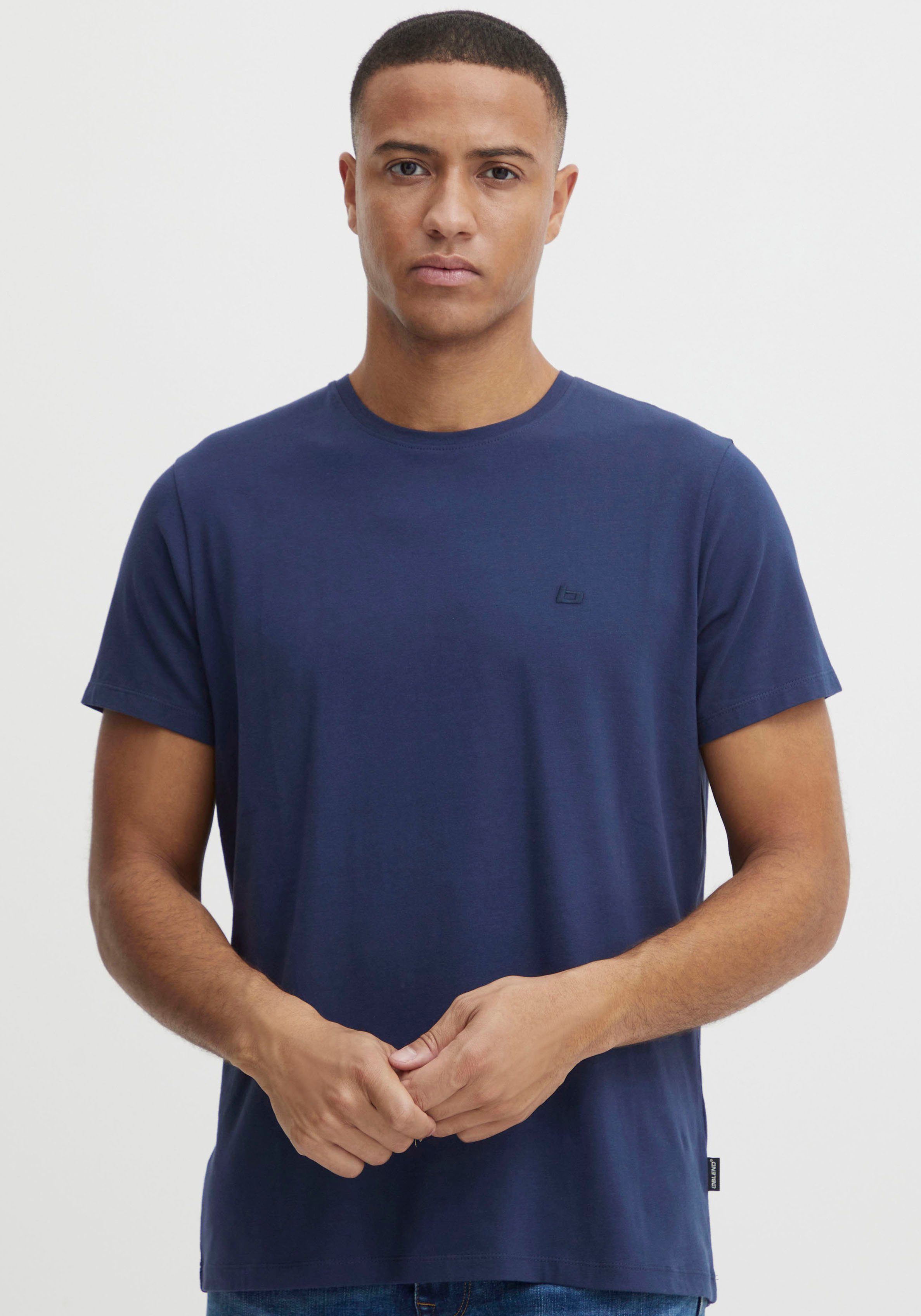 Blend 2-in-1-Langarmshirt BL Blue crew T-shirt BHDinton