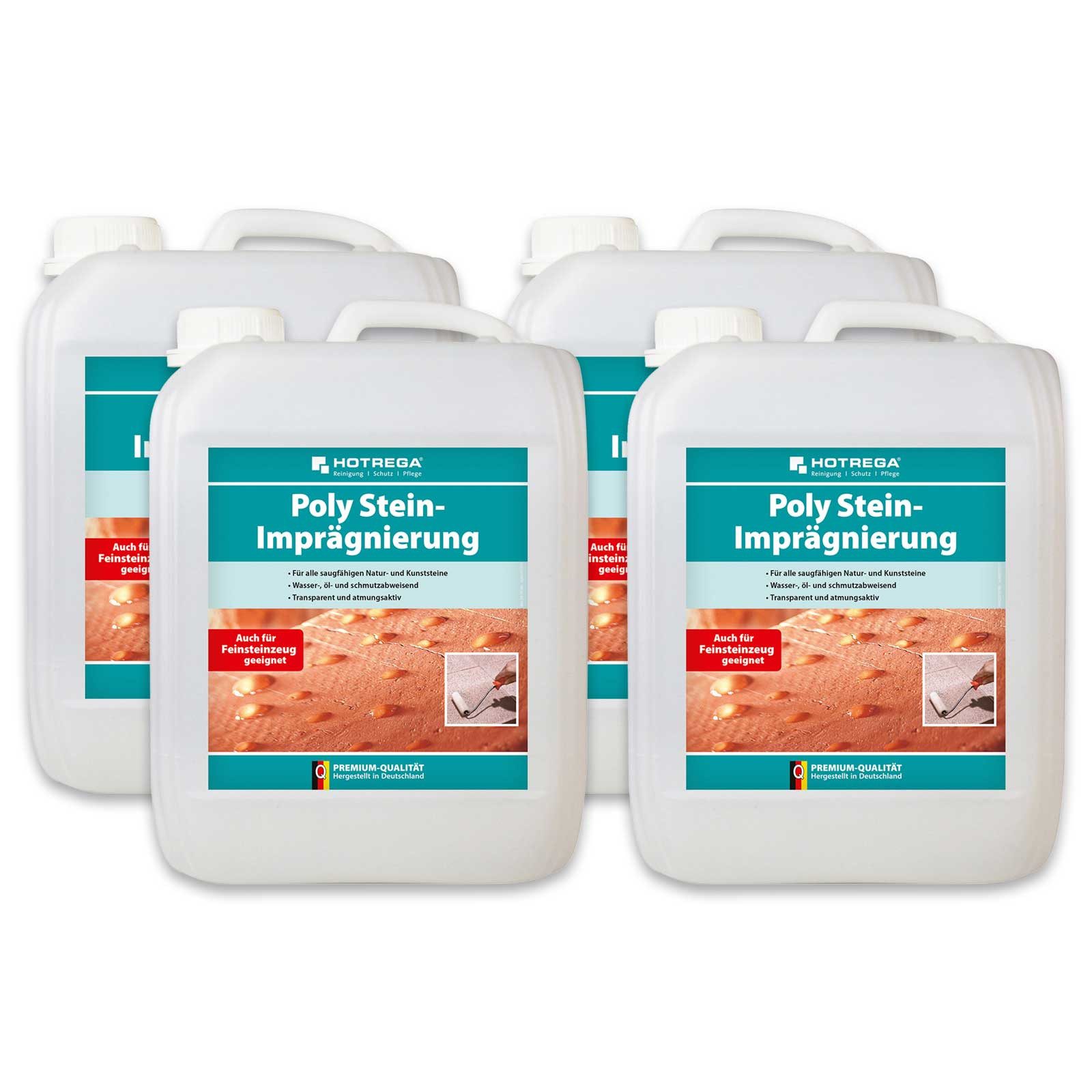 HOTREGA® Poly Stein Imprägnierung Steinimprägnierung Imprägniermittel 20 Liter Naturstein-Imprägnierung