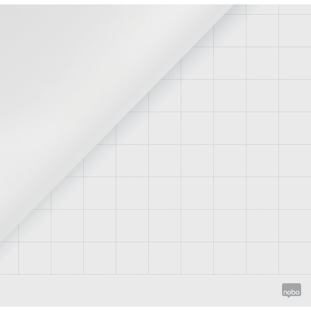 NOBO Flipchartblock Flipchartblock Premium 60x85cm 50 Blatt blanko/kariert gerollt