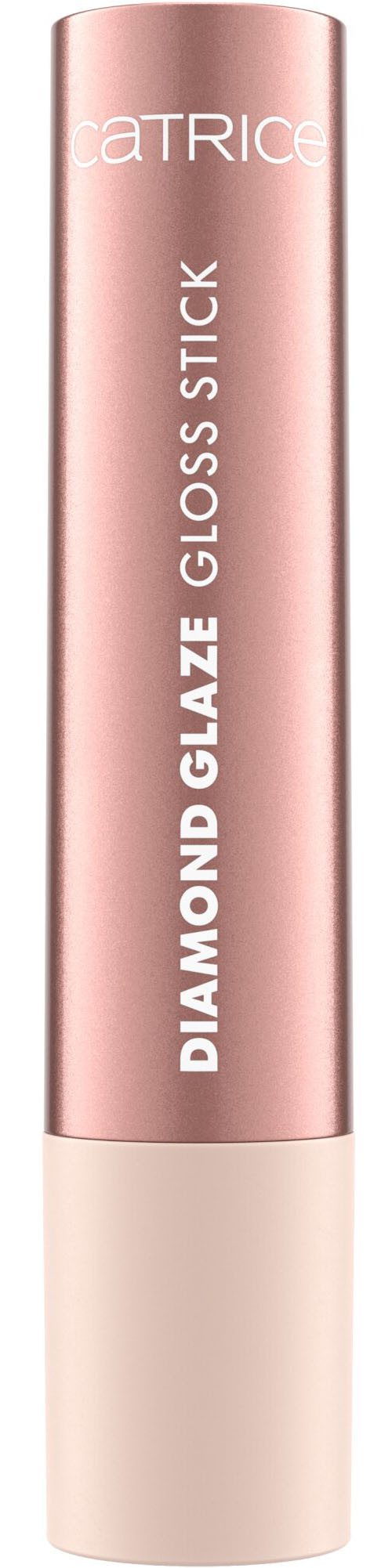 Catrice Lippenstift DIAMOND GLAZE GLOSS STICK, glänzendes Finish mit intensivem Glow, pflegend wie ein Balsam