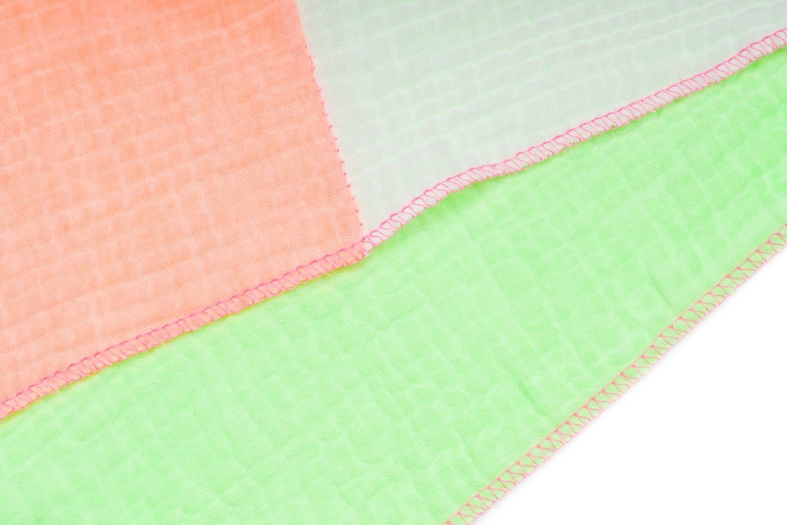 styleBREAKER Dreieckstuch 3-Farbiges Musselin Dreieckstuch, (1-St)