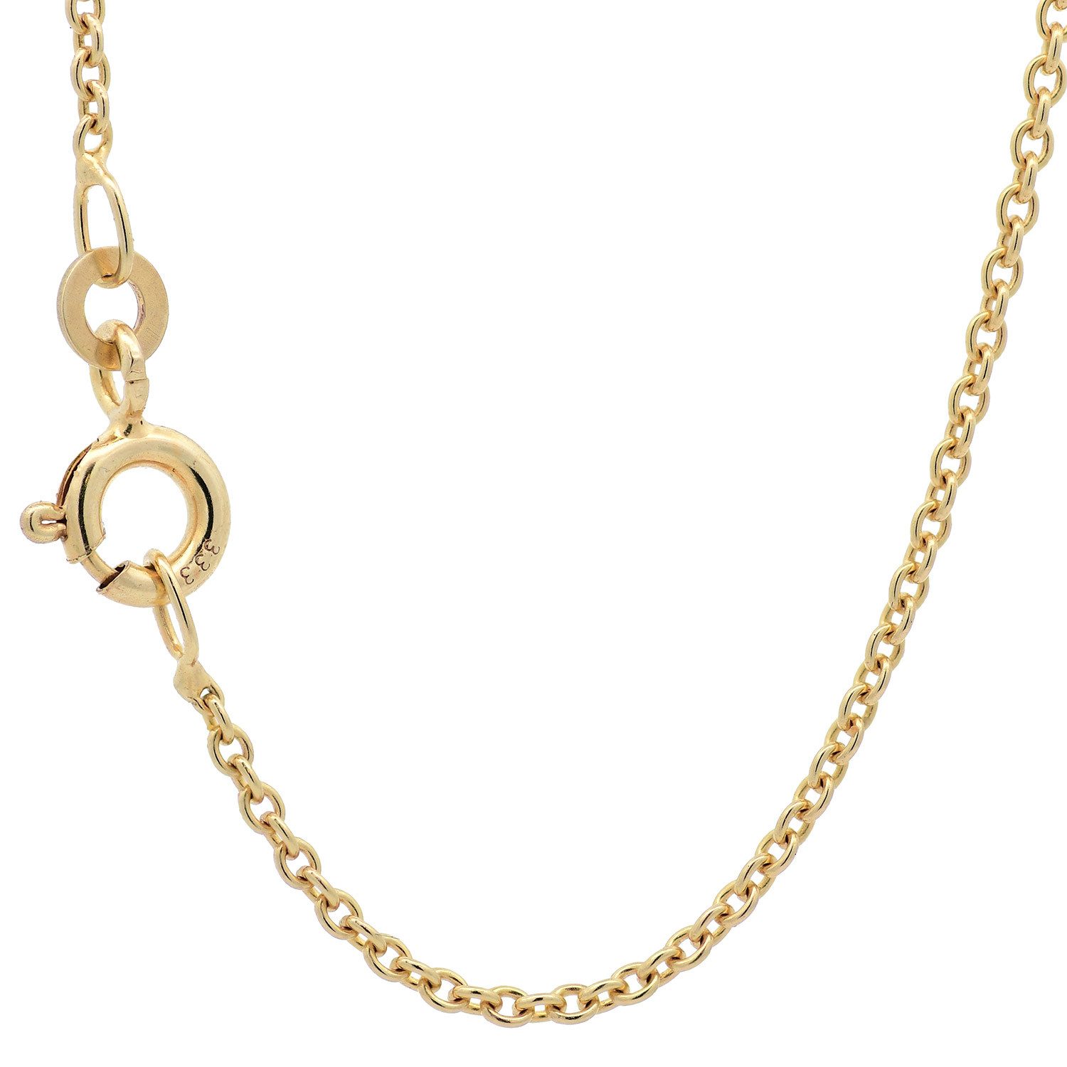 HOPLO Goldkette Goldkette Ankerkette rund Länge günstig online kaufen