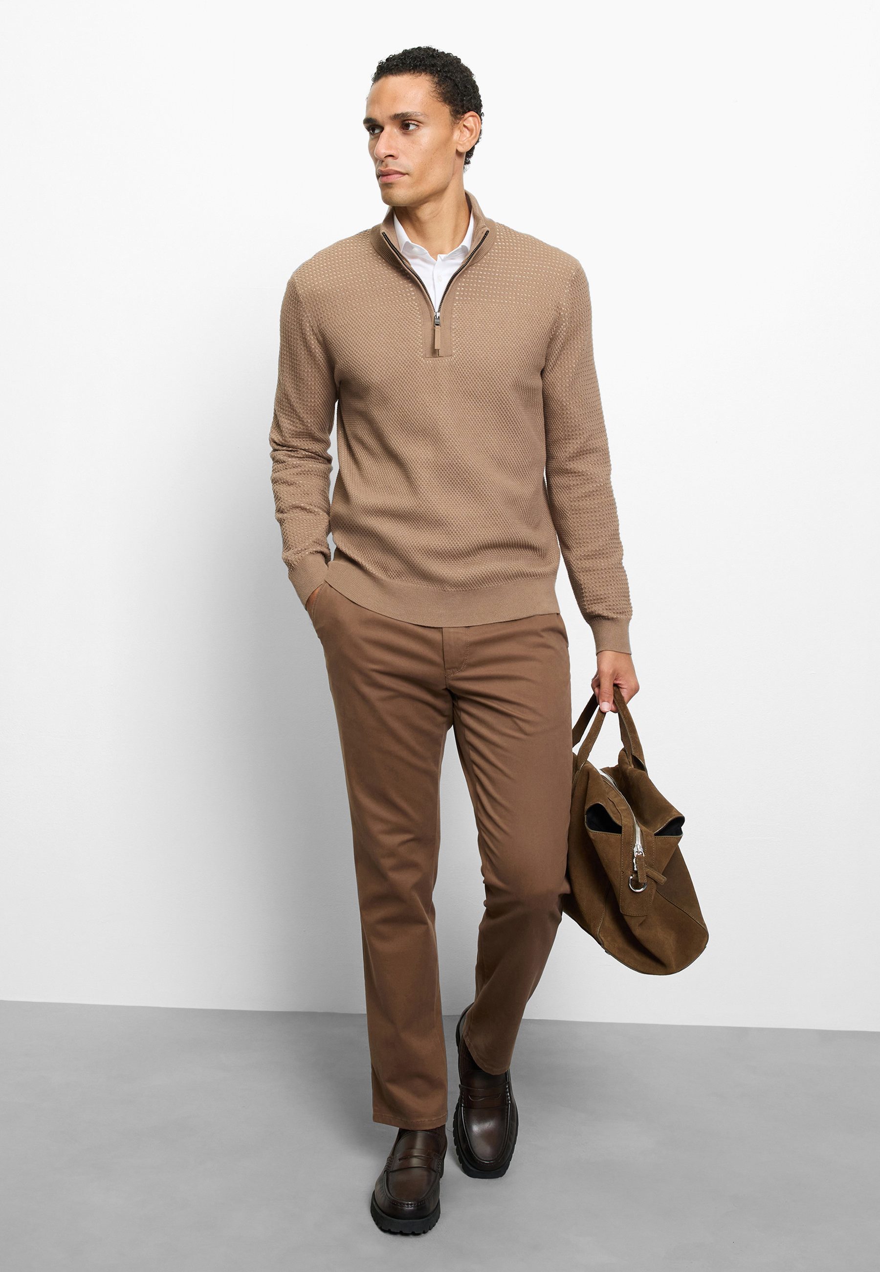 OLYMP Troyer OLYMP Casual Strick, Troyer