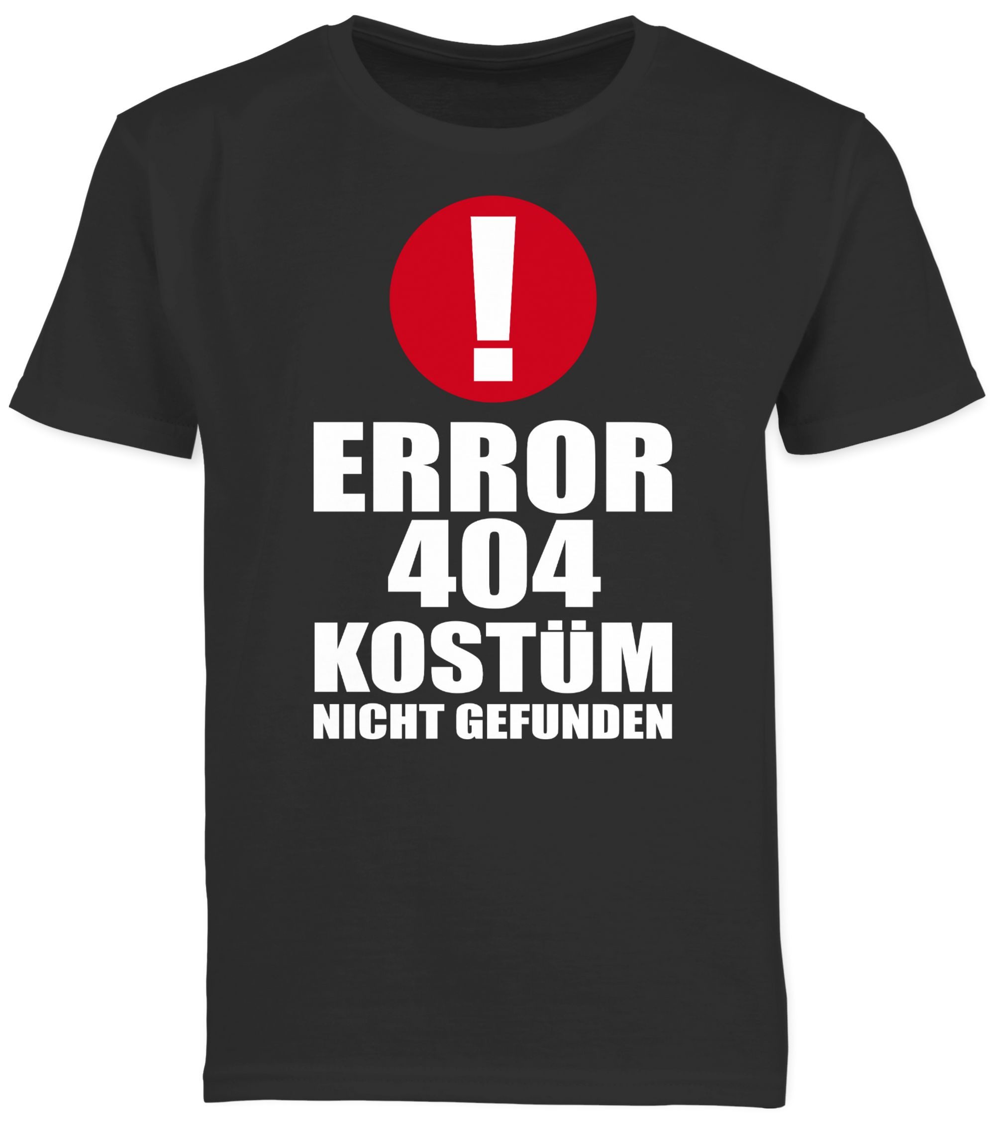 T-Shirt Error 404 Kostüm nicht gefunden Fastnacht I Fasnacht I Fasnet