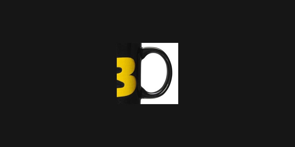 BVB MERCHANDISING Tasse BVB 3D-Tasse, Keramik