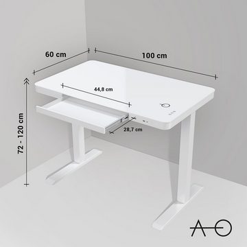 ATLASIO Schreibtisch SHD Mini 100x60 cm