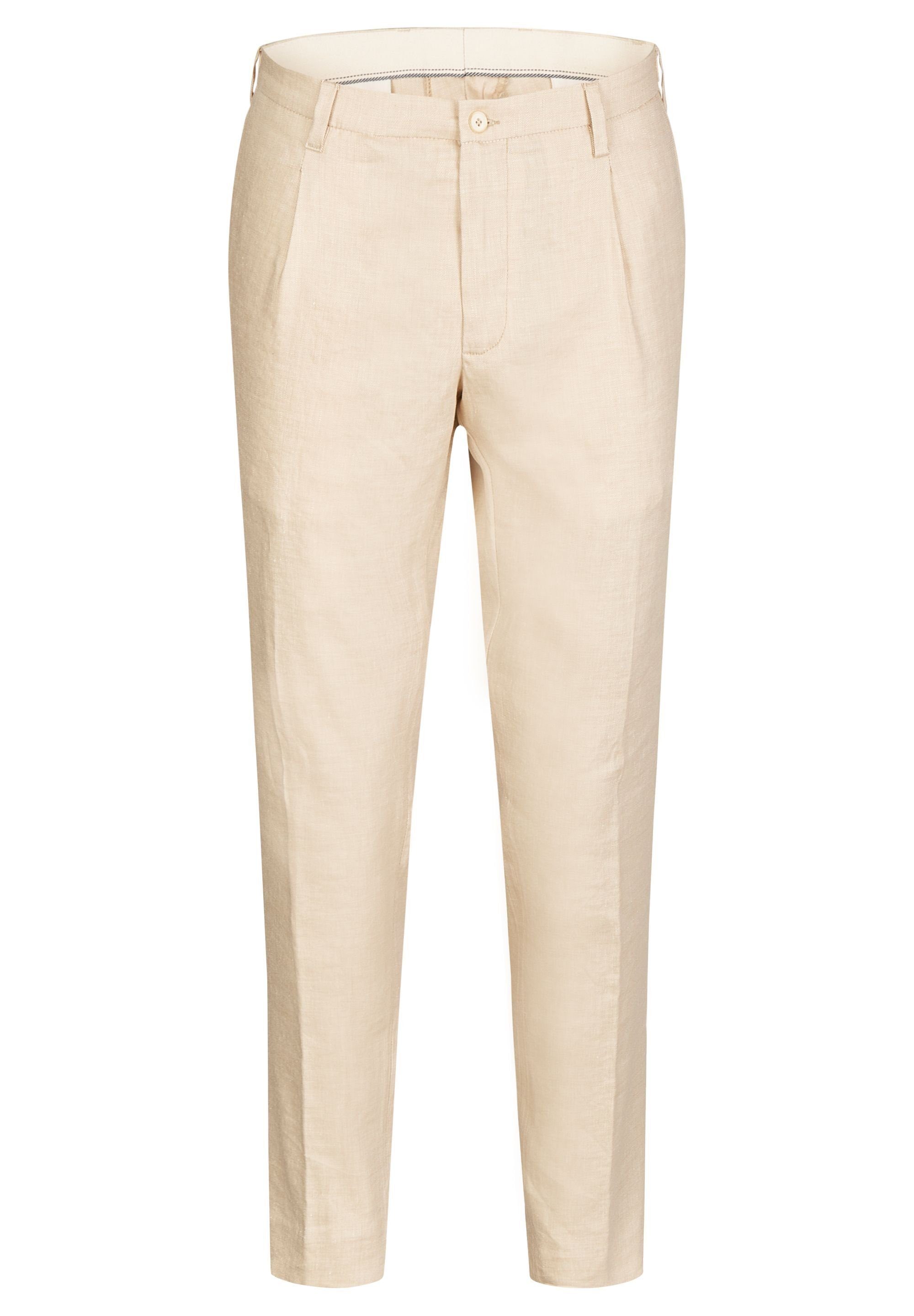 HECHTER PARIS Anzughose (1-tlg) mit Bügelfalten