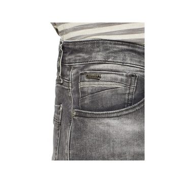 Mavi Straight-Jeans dunkel-grau regular (1-tlg)