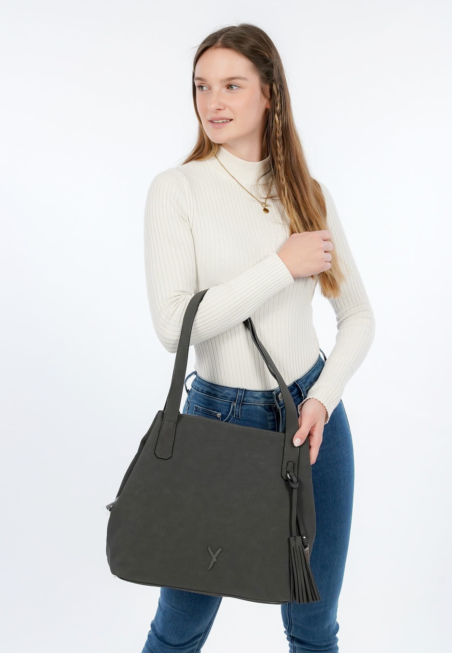 SURI FREY Shopper SFY Romy, Logo Anhänger
