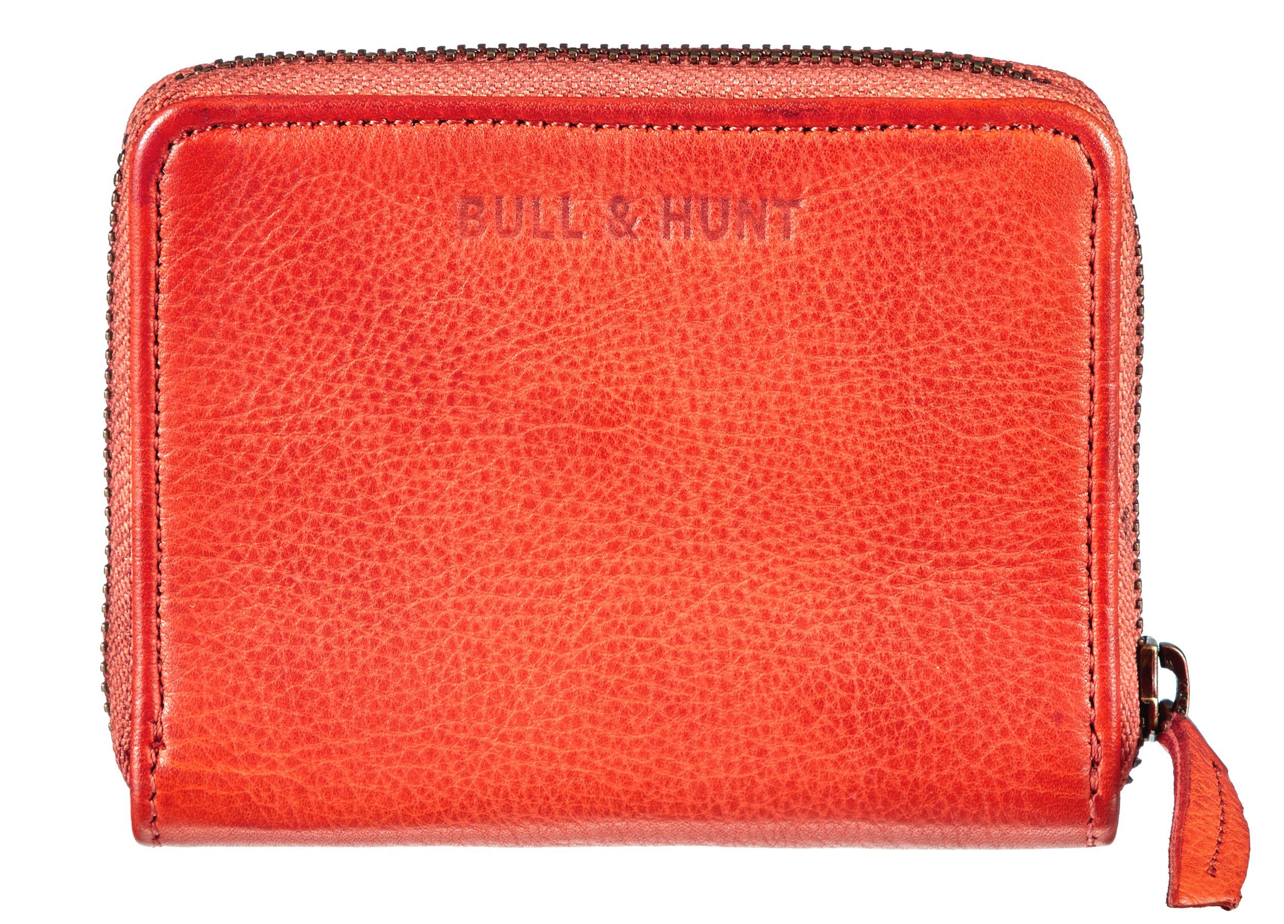 Bull & zip Geldbörse wallet Hunt orange midi