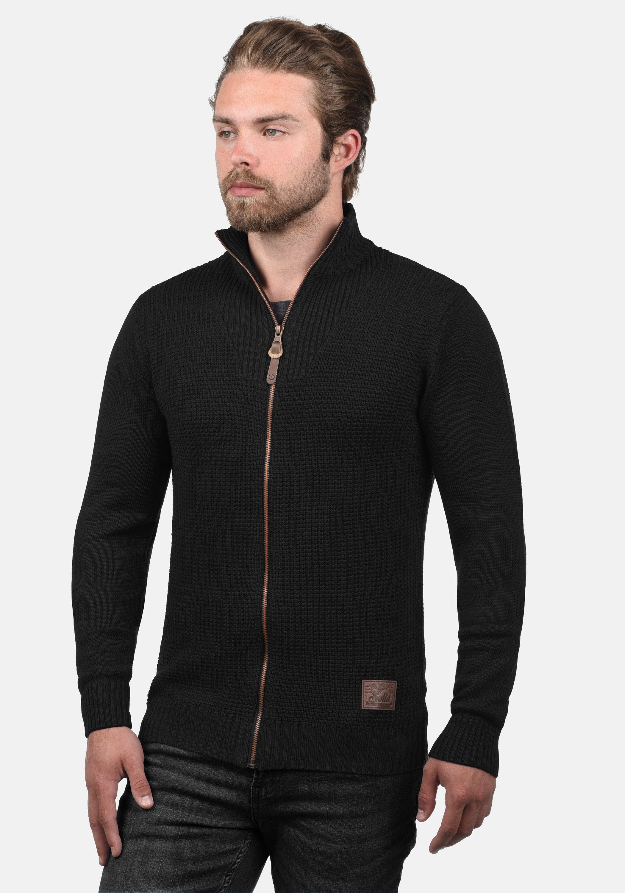 !Solid Strickjacke SDTristian Cardigan mit Reißverschluss