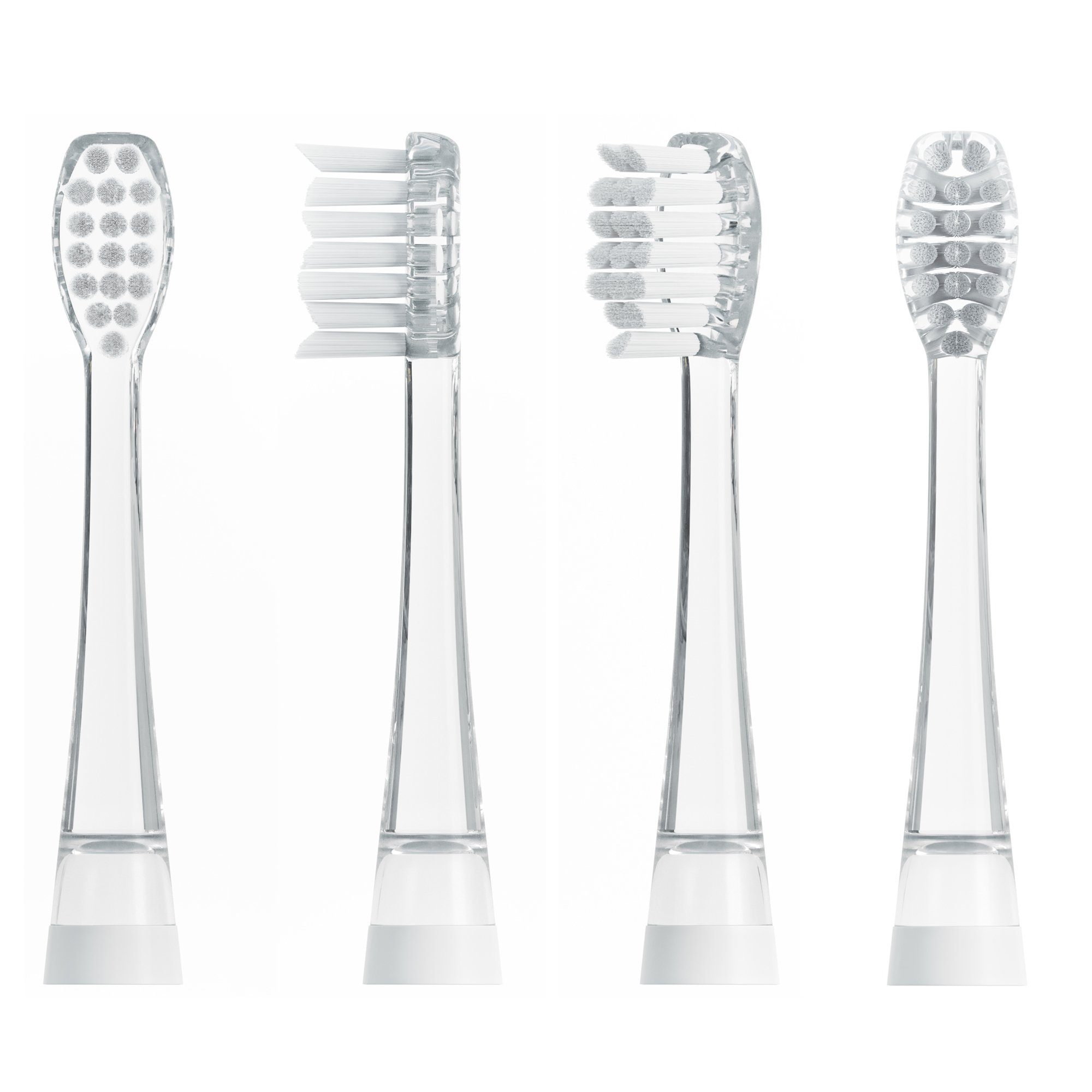 AILORIA Aufsteckbürsten BUBBLE BRUSH Ersatzbürstenköpfe 6er Set, Bürstenkopf-Aufsätze für Kinderzahnbürsten
