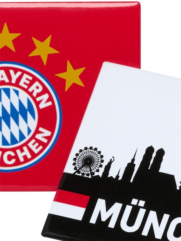 FC Bayern München Magnet Magnet Logo & Skyline 2er-Set