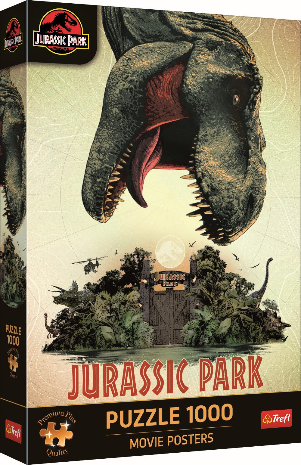 Trefl Puzzle Puzzles - "1000 Premium Plus" - Jurassic Park, 1000 Puzzleteil günstig online kaufen