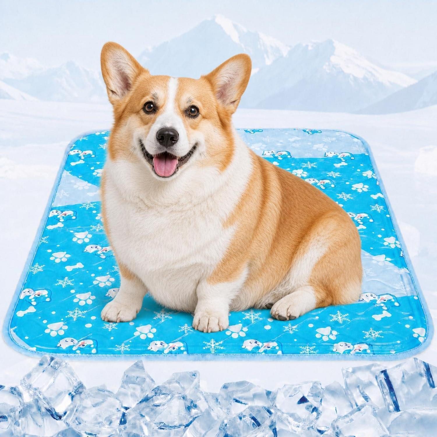 LuxusKollektion Hundematte Hundekühlmatte 60x45cm Selbstkühlend