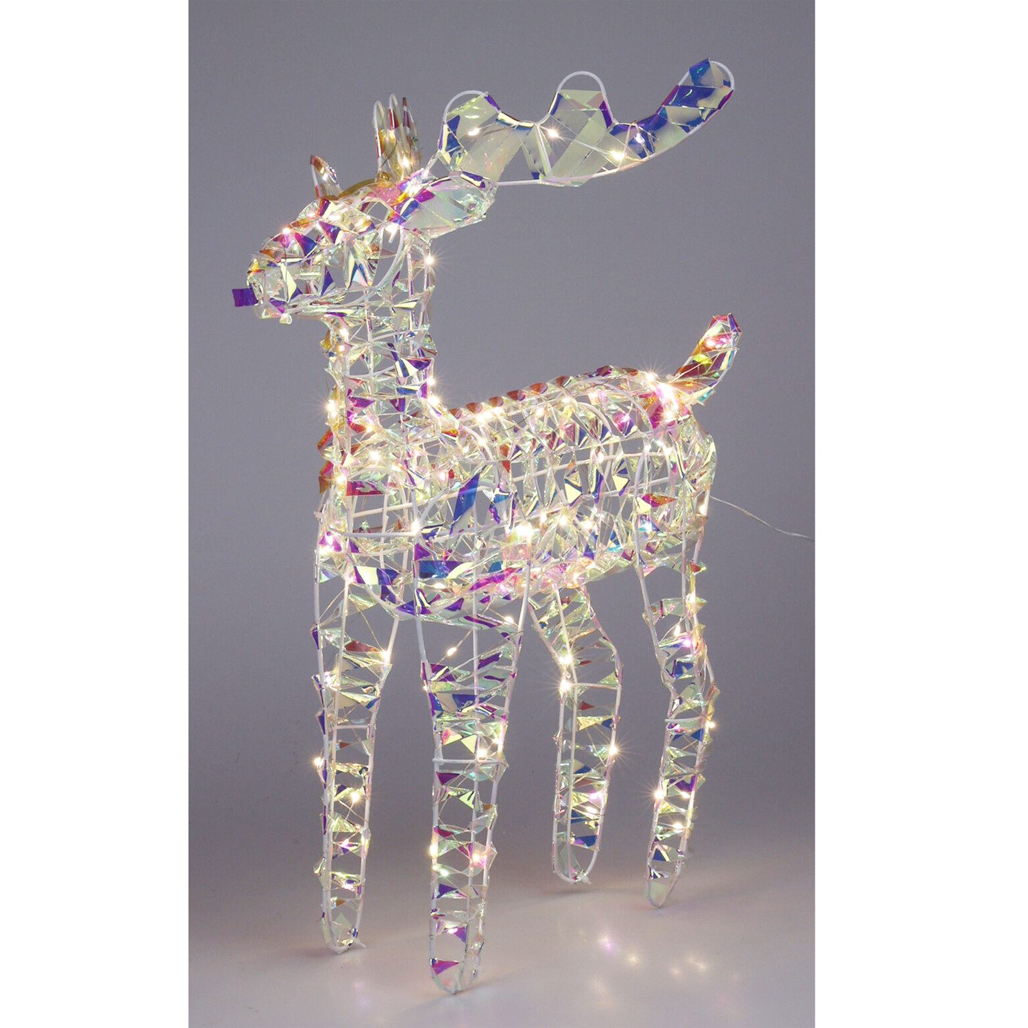 Mojawo Lichtervorhang LED Rentier 100 LEDs warmweiß Weihnachtsbeleuchtung I günstig online kaufen