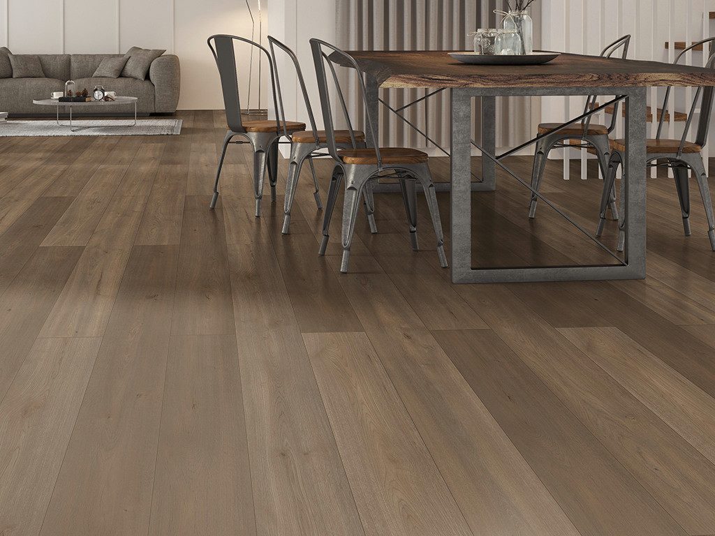 BASICfloor Laminat Laminat Lifestyle Trend Bellemont Oak grey brown Landhausdiele