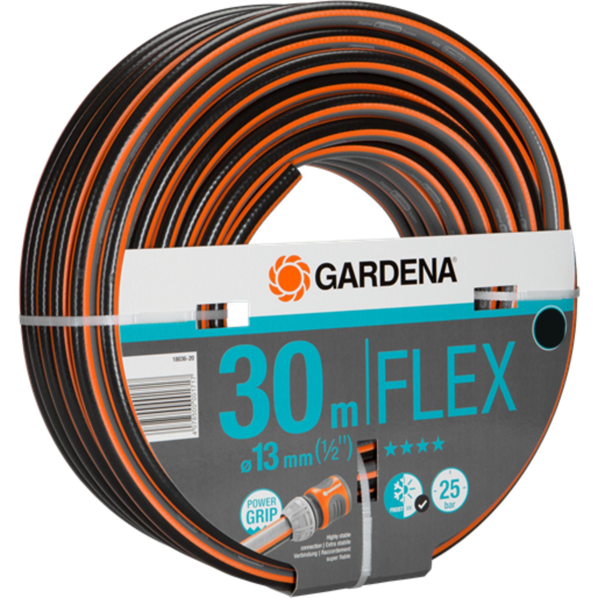 GARDENA Gartenschlauch GARDENA Comfort FLEX Schlauch 13mm (1/2), (30