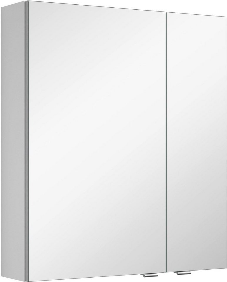 MARLIN Spiegelschrank 3980 mit doppelseitig verspiegelten Türen,  vormontiert, Maße (B/T/H): 60/17,6/68,2 cm