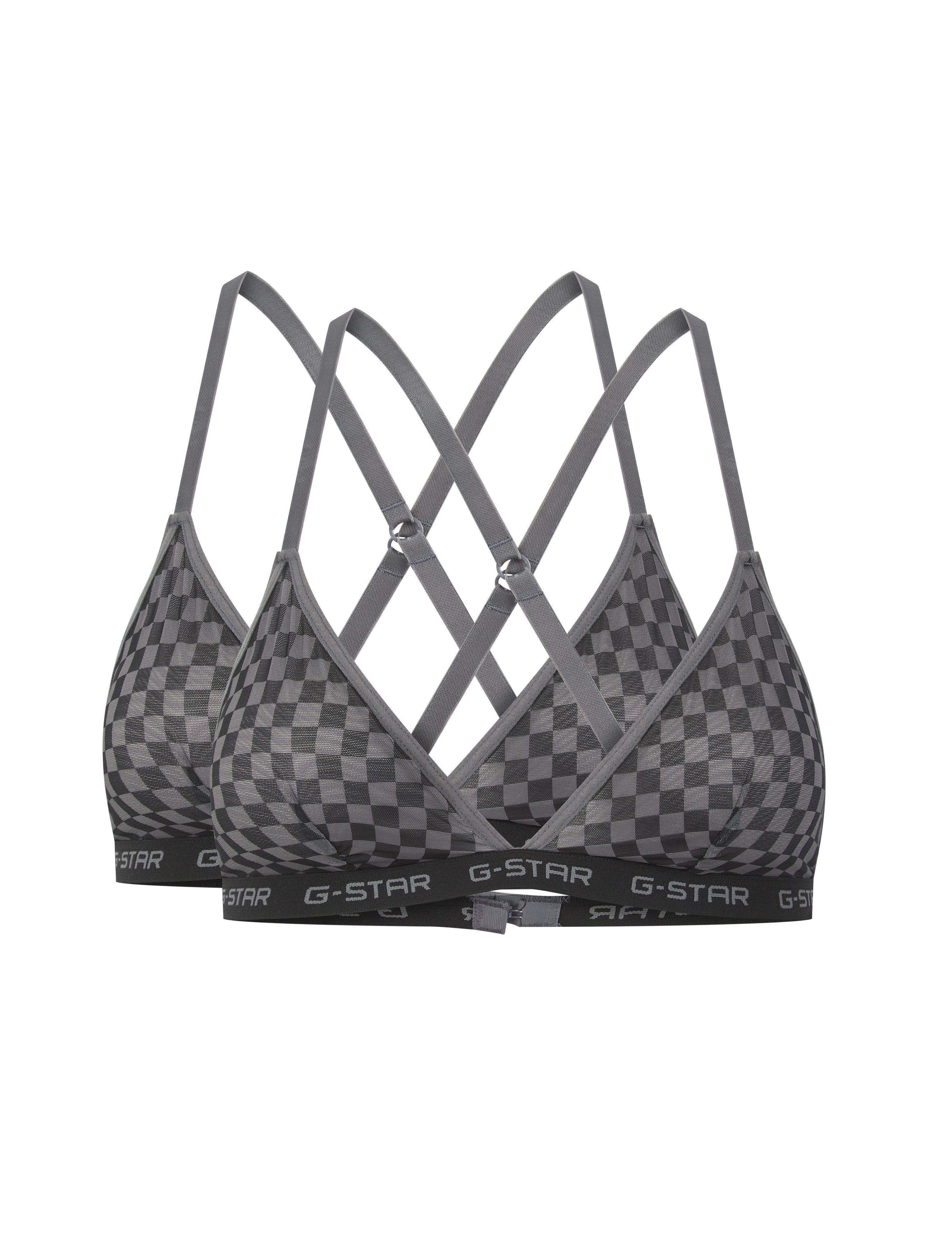 G-STAR Bralette EPIDOTE, MESH TRIANGLE BRALETTE (Packung, 2-tlg)