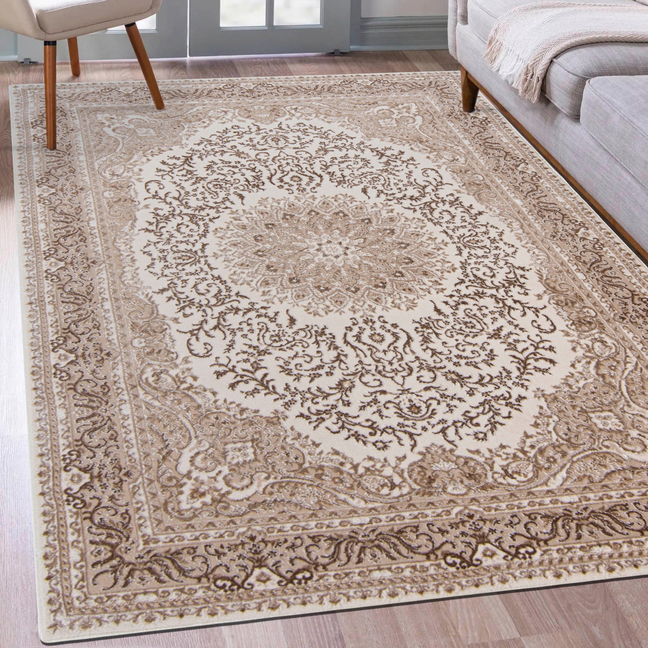 Mazovia Designteppich Modern Abstrakt Teppich für Wohnzimmer Schlafzimmer Büro - Kurzflor, 80 x 150 cm, Fußbodenheizung